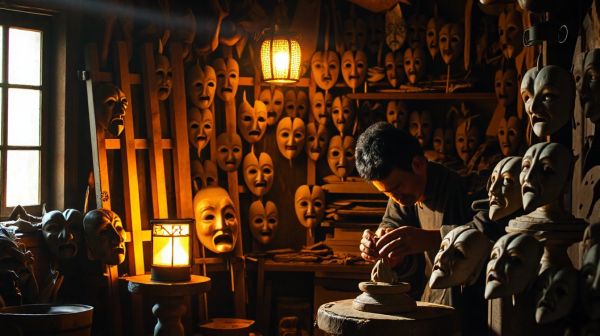 Découvrez l'essence de la culture traditionnelle à travers les masques japonais