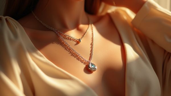 Portez la distinction avec un collier argent pour femme