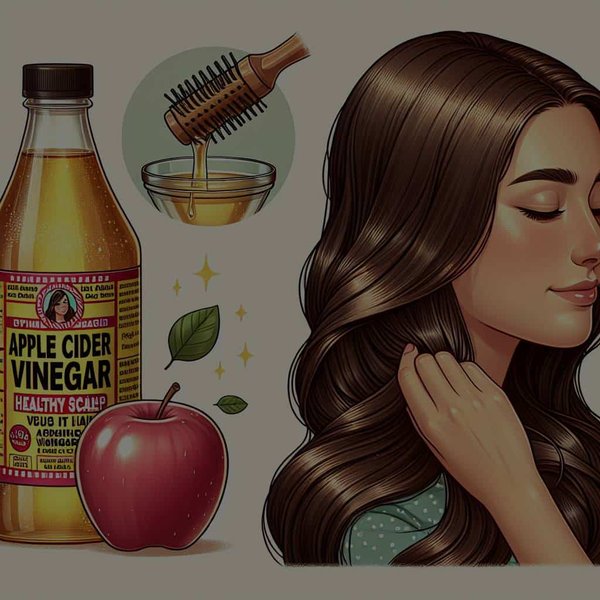 Comment utiliser le vinaigre de cidre pour un cuir chevelu sain et des cheveux brillants ?